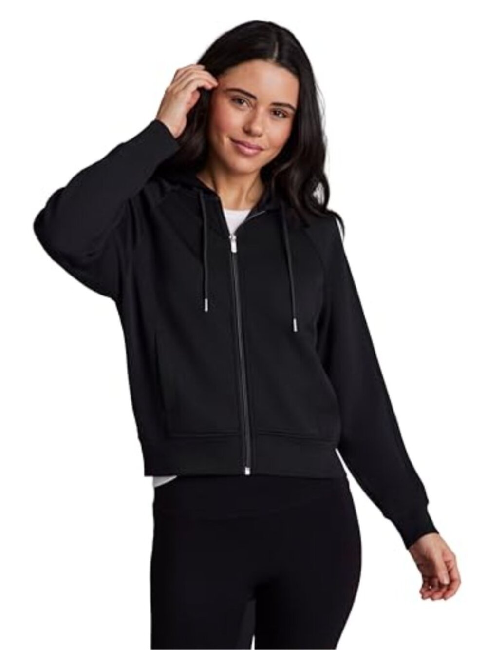 RBX Women's Scuba Zip Up Hoodie Sweatshirt with Pockets